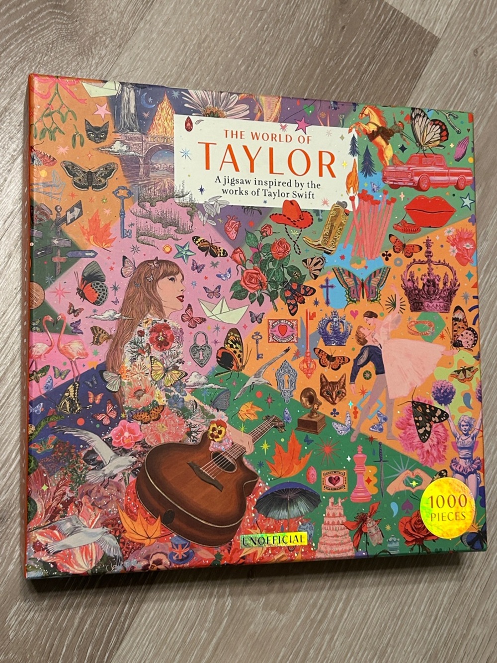 Laurence King “The World of Taylor” TSWIFT Inspired 1000-Piece Jigsaw Puzzle